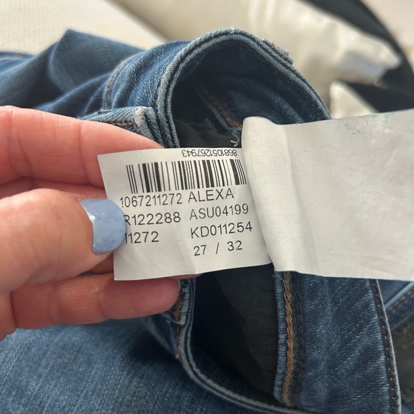Mavi Alexa Blue Denim Skinny Jeans Size 27/32 - Picture 7 of 7